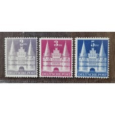 ALEMANIA ESTAMPILLA SEGUNDA GUERRA MUNDIAL OCUPACION ALIADA 1948 Yv 66, 67 y 68 ESTAMPILLAS NUEVAS MINT 145 EUROS